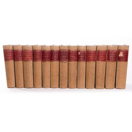 Thirteen volumes by H. de Balzac
