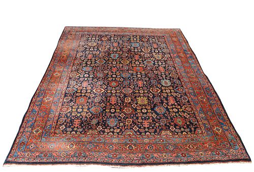 Bidjar Carpet, Persia, ca. 1900; 11 ft. 10 in. x 9 ft.
