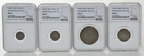 Group Four Chinese Coins 