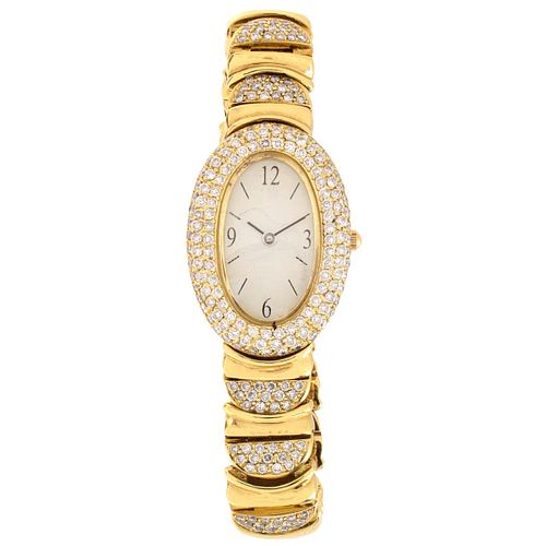 Lady's Diamond and 18K Watch