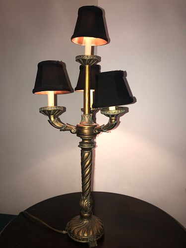 Mid-Century Candelabra Table Lamp