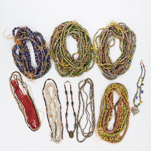 Grp: African Trade Bead Necklaces