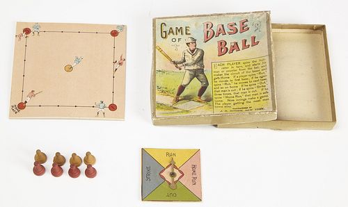 Game of Baseball Board board Game, c 1880