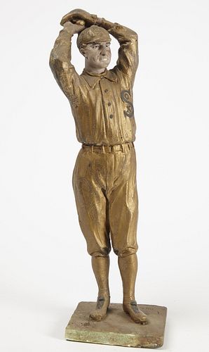 Sculpture of a White Sox Pitcher Red Faber