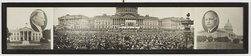Two 1929 Hoover Inauguration Panoramic Photographs