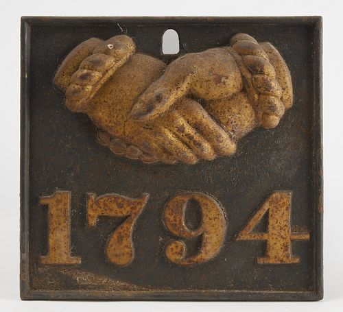 1794 Cast Iron Fire Mark