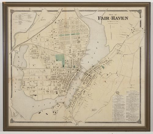 Old Map Plan of Fair Haven