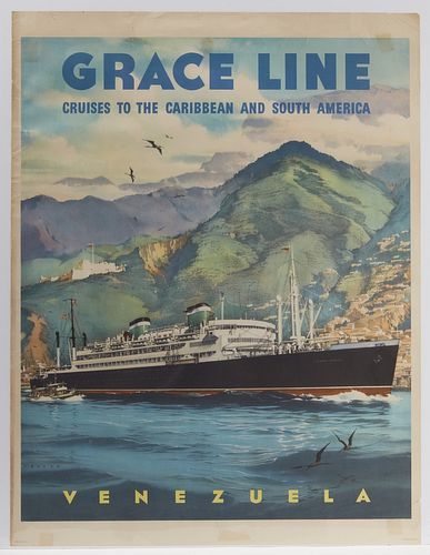 Lot 3 Grace Line Cruise Posters