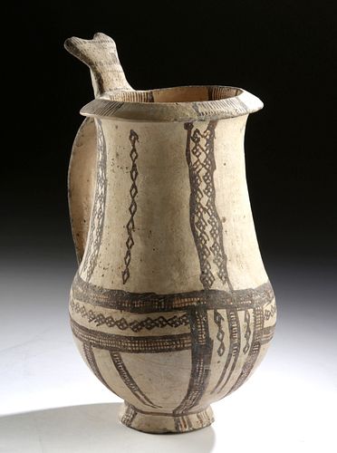 Greek Cypriot Pottery Tankard, ex-Cesnola, ex-Museum