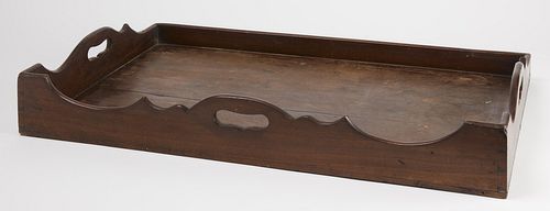 Chippendale Mahogany Serving Tray