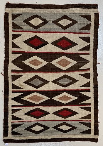 Navajo Rug and Navajo Saddle Blanket