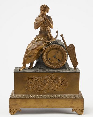 Bernard H. de la Marine Au Navre Bronze Clock