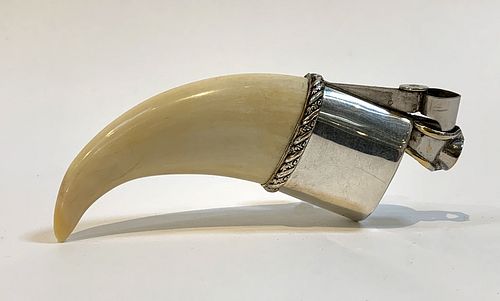 Silver Mounted Tooth Cigar Cutter