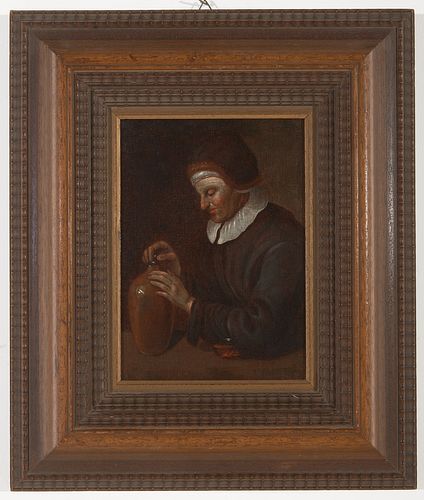 Early Portrait of a Man with Jar