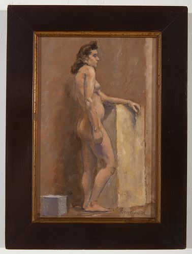 Alberto Giacomazzi - nude on panel