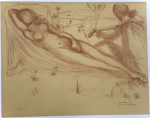Early Salvador Dali Limited Edition Print