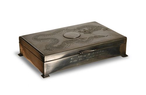 Tay Kee and Co., Export Silver Cigarette Box