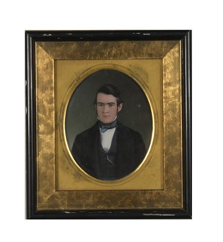 American Portrait Miniature by John Henry Brown