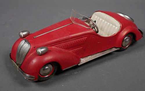 Distler D-3200 Tin Litho Windup Toy Car