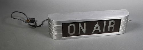 Art Deco Radio "ON AIR" Sign