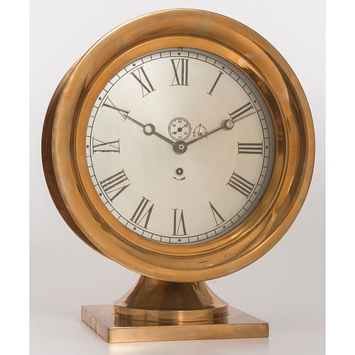 A Brass Ships Bell Clock