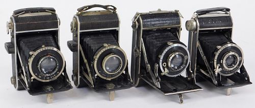 Lot of 4 German Folding Cameras #2