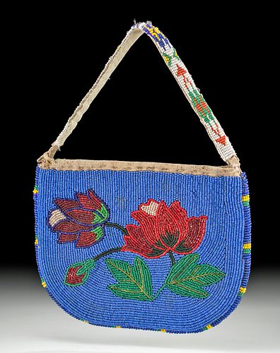 Early 20th C. Native American Beaded Pouch