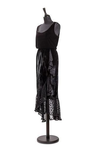Yves Saint Laurent variations, Yves Saint Laurent rive gauche - Lot comprising of top and skirt
