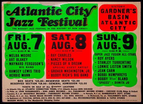 Atlantic City Jazz Festival.