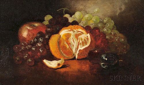 George William Whitaker (American, 1841-1916)      Still Life with Fruit