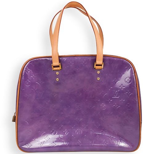 Louis Vuitton Violette Monogram Vernis Sutton Bag