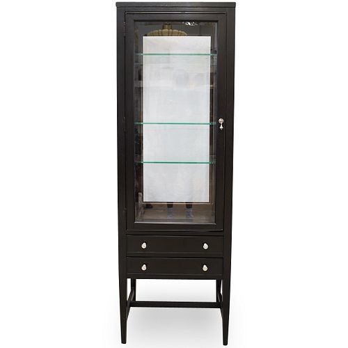 Mitchell Gold and Williams Wood Glass Display Cabinet