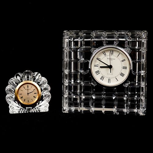 (2 Pc) Waterford Crystal Clocks