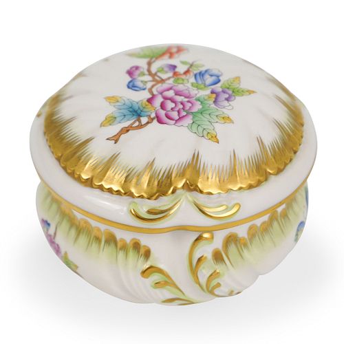 Herend "Queen Victoria" Covered Porcelain Bowl