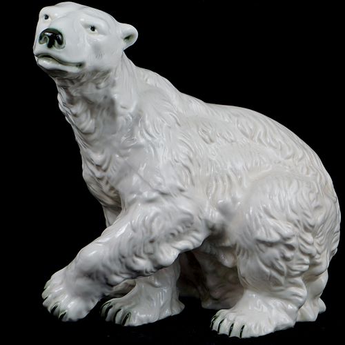 Continental Porcelain Polar Bear