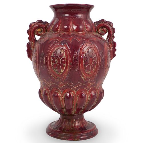Italian Majolica Porcelain Vase