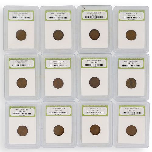 (12 Pc) Lincoln Cent Lot 1920-1929