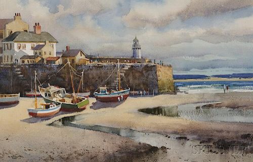 Paul Strisik (American, 1918-1998)      St. Ives, Cornwall