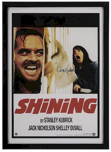 <em>Shining</em> Movie Poster, Signed by