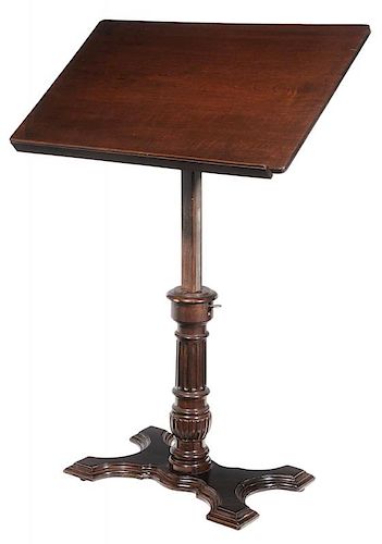Antique Classical Mahogany Pedestal-