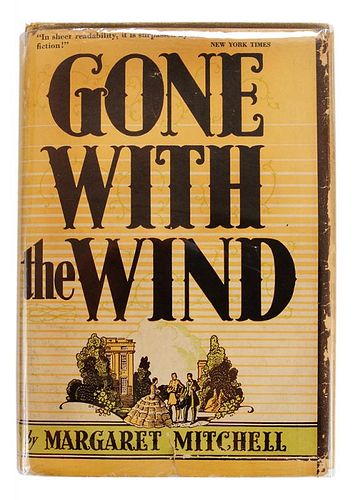 <em>Gone with the Wind</em>, inscribed by
