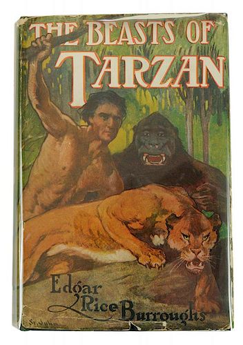 <em>The Beasts of Tarzan</em>, Signed by