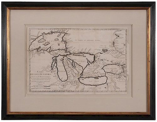 <em>Carte des Lacs du Canada</em> by