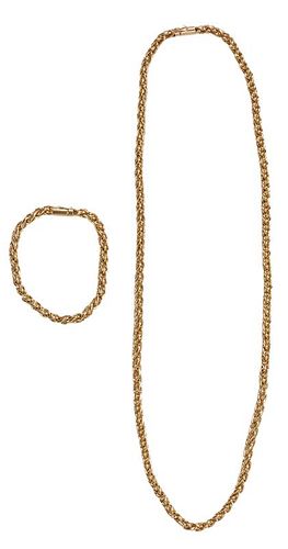 14 Karat Yellow Gold Necklace and