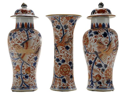 Chinese Export Porcelain Imari Mantle