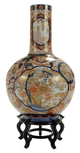 Porcelain Vase with Imari Decoration