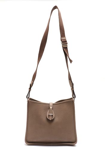 Eugenie Grained Bullskin Leather Handbag
