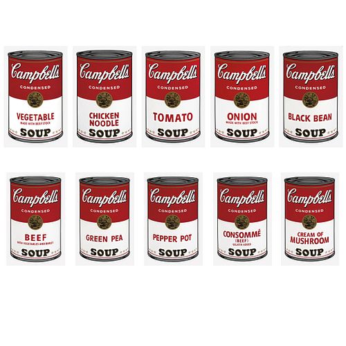 ANDY WARHOL, II.44 - 53: Campbell's Soup I.