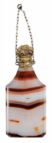 Banded Agate Perfume Bottle