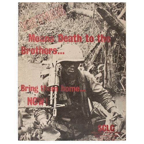 Vietnam Means Death to the Brothers, Vietnam War Protest Poster, ca 1960s